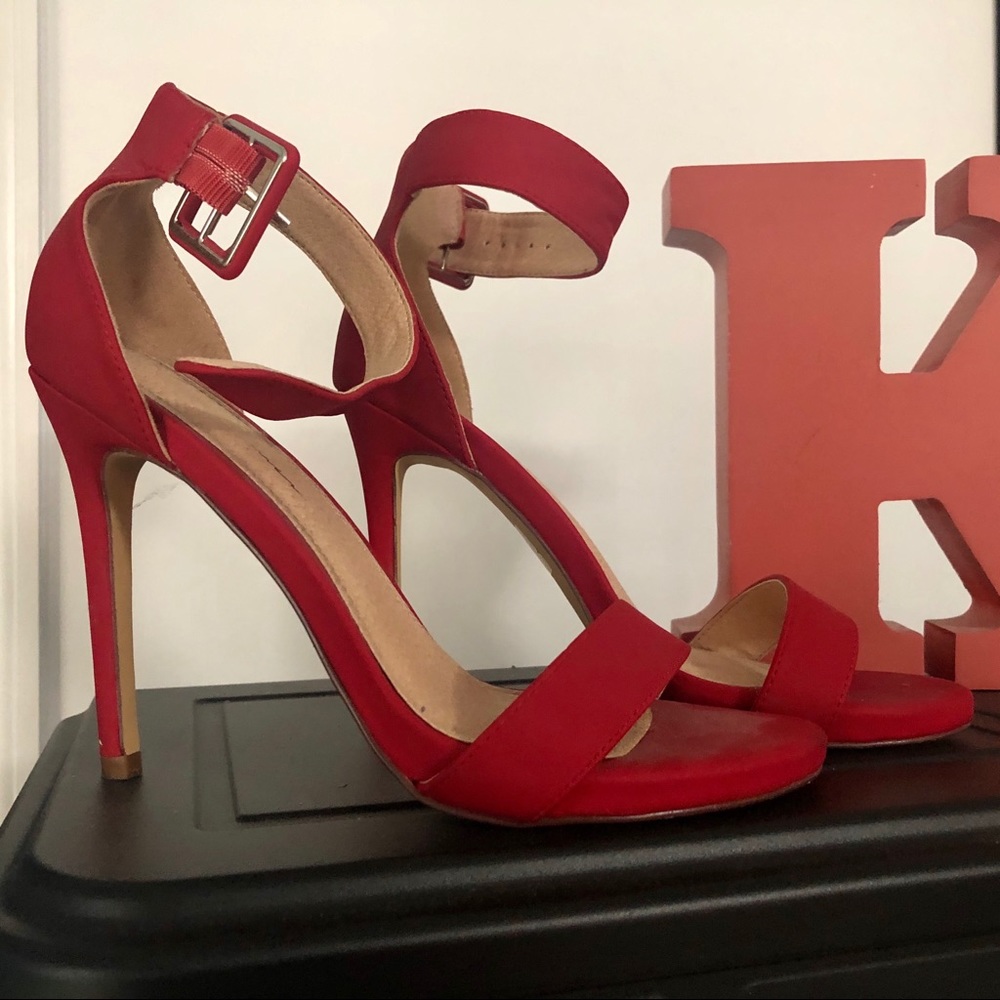 Red high heels